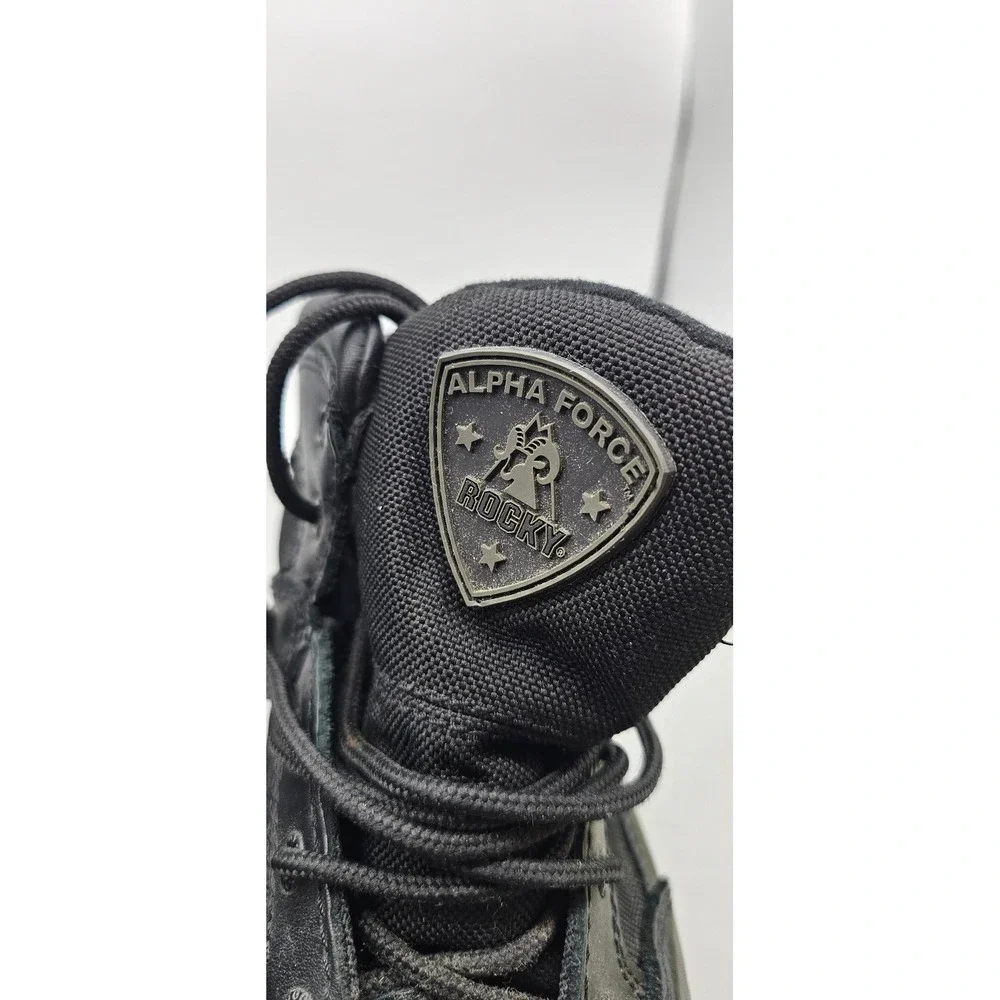 Rocky Alpha Force Mens 6 Inch Waterproof Tactical Duty Boots Black FQ0006167 9W